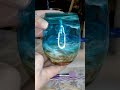 Dollar Tree epoxy beach wine glass