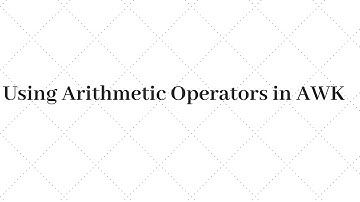 009 - Using Arithmetic Operators in AWK