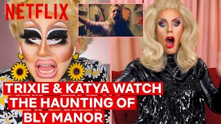 Drag Queens Trixie Mattel \& Katya React to The Haunting of Bly Manor | I Like to Watch | Netflix