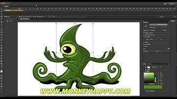How to Draw and Animate in Adobe Animate CC - A Tree Root Character