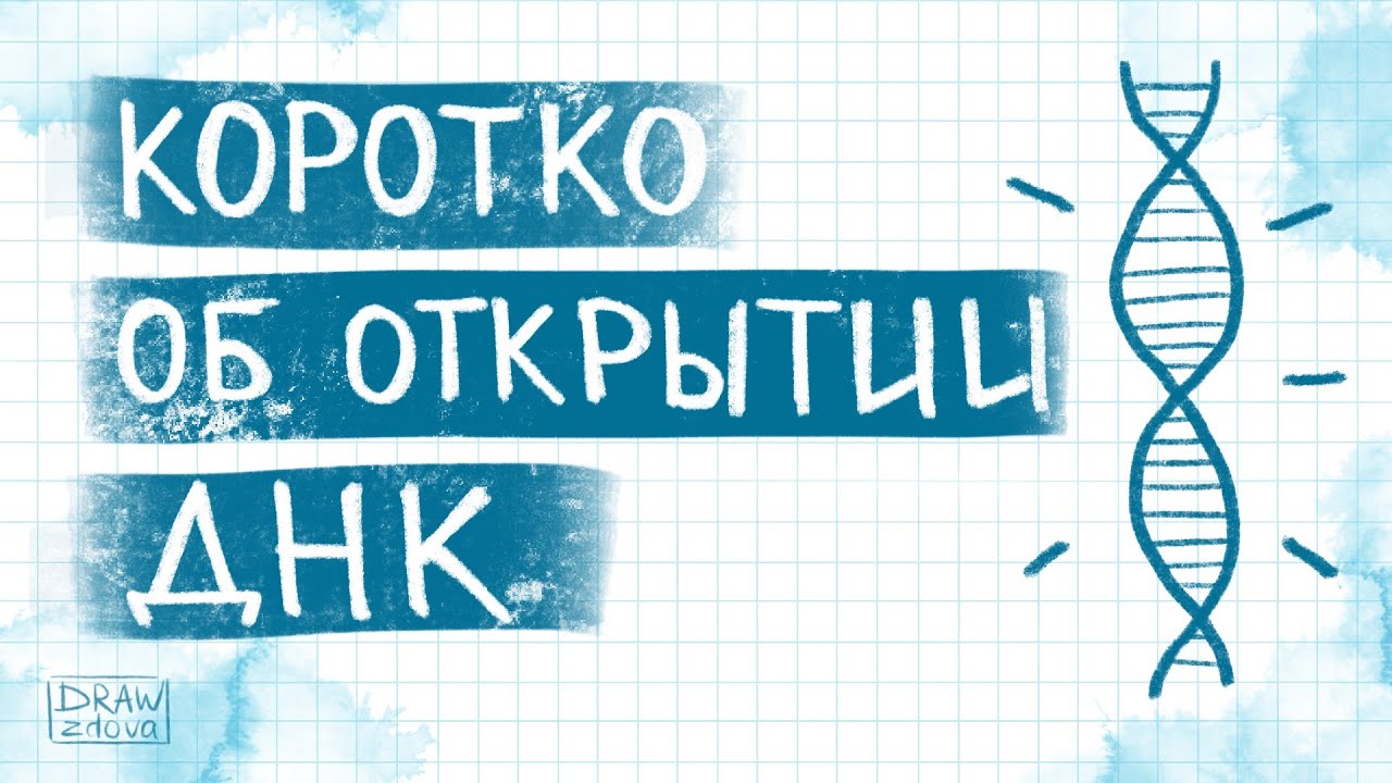 ⁣Коротко о ДНК 🧬 || Иллюстрированное видео об истории открытия ДНК  || Мини-лекция о ДНК