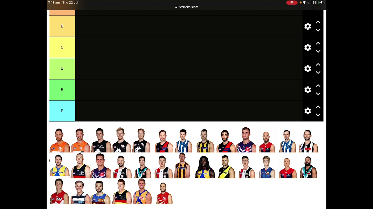 Ranking ruckmen