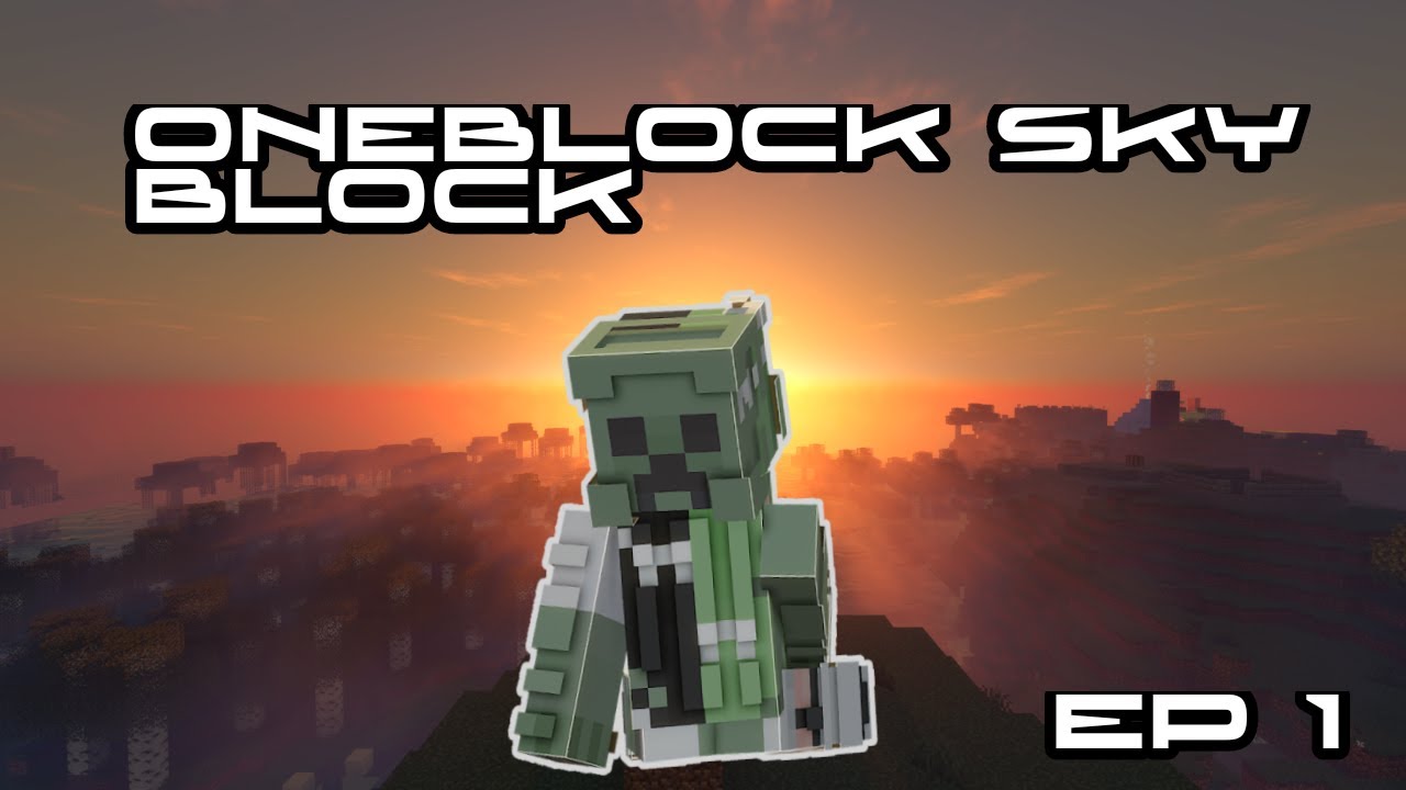 Minecraft Oneblock Skyblock (WELCOME,START !) [Oneblock skyblock ep 1 ...