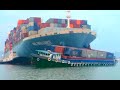 Largest Container Ships Crashing & Collision at Giant Waves In Storm