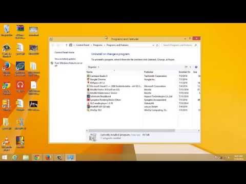 uninstall google chrome windows 8