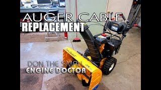 HOW-TO Install An Auger Cable On Your Snowblower