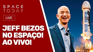 AO VIVO! PRIMEIRO VOO TRIPULADO DA BLUE ORIGIN! COM JEFF BEZOS À BORDO DA NEW SHEPARD!