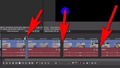 How to Delete Gaps between clips in Vegas Pro (Auto Ripple, Delete, F)