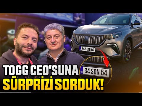 Togg CEO'suna büyük sürprizi sorduk! (Fiyat belli oldu mu?)