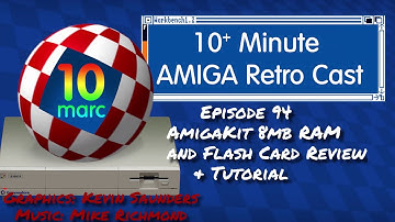 AmigaKit 8MB RAM & Flash ROM card for the A1200 Review - Episode 94