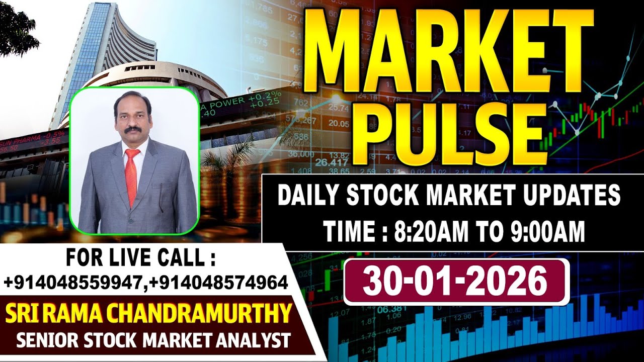 Market Pulse LIVE : Daily Stock Market Updates | Senior Analyst | 30-01-2026