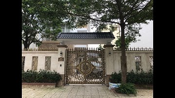 Kho Tư liệu Xây dựng - Cấu tạo cổng ngõ tường rào biệt thự đẹp