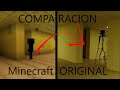 Backrooms found footage original vs minecraft