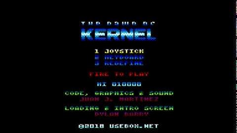The Dawn of Kernel (testing in-game effects) - Amstrad CPC