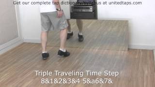 Triple Traveling Time Step Tap Dance Move Shown by Rod Howell