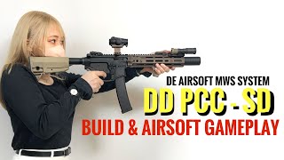 【カスタム&サバゲー】DE Airsoft DD PCC Build and Airsoft Gameplay【砂銃フィールド】