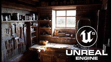 Unreal Engine 5 Pathtracing! The Carpenter