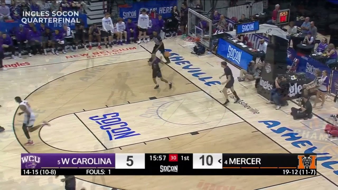 WCU Vs Mercer - MBB Quarterfinals Full Game Highlights