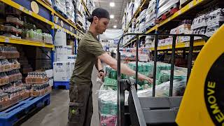 Full day at Restaurant Depot as a Floor Manager.