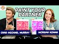 Chad michael murray  morgan kohan paint each others portraits in 15 minutes