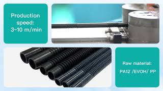 Multi-layer Nylon Corrugated Pipe Extrusion Line