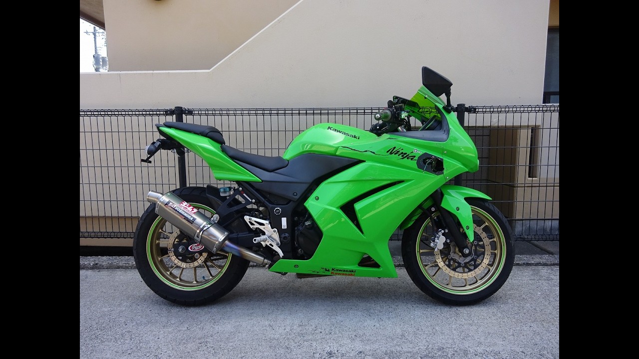 Ninja250R(EX250K-A42)エンジン始動確認動画‪@JunkYard069‬ - YouTube