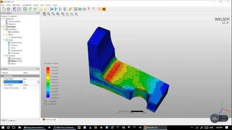 Structural analysis of a mechanical connector using WELSIM