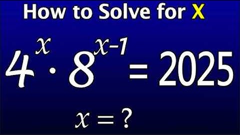 How to Solve EXPONENTIAL & LOGARITHMIC Equations  Step-by-Step  Guide | Maths Olympiad