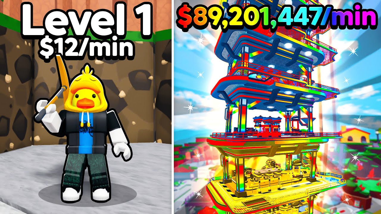I Built MAX LEVEL Mining Factory Tycoon and Made MILLIONS in Roblox!