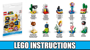 LEGO Instructions: How to Build LEGO Mario Character Packs - 71361 (LEGO SUPER MARIO)
