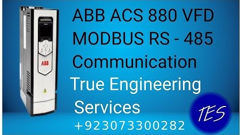 ABB ACS 880 Modbus Communication / FSCA - 01 Configuration