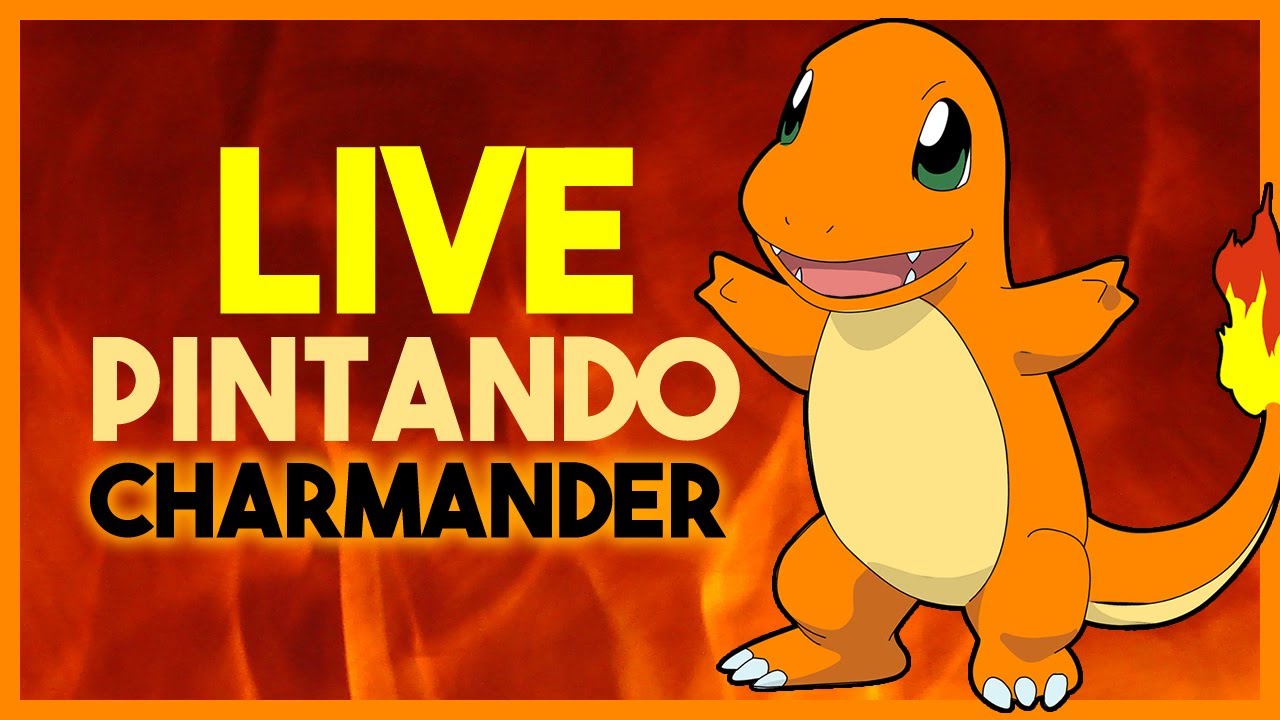 CHARMANDER - Pintura AO VIVO - Pokémon