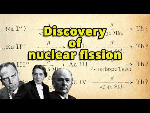 The discovery of nuclear fission - practical nuclear chemistry