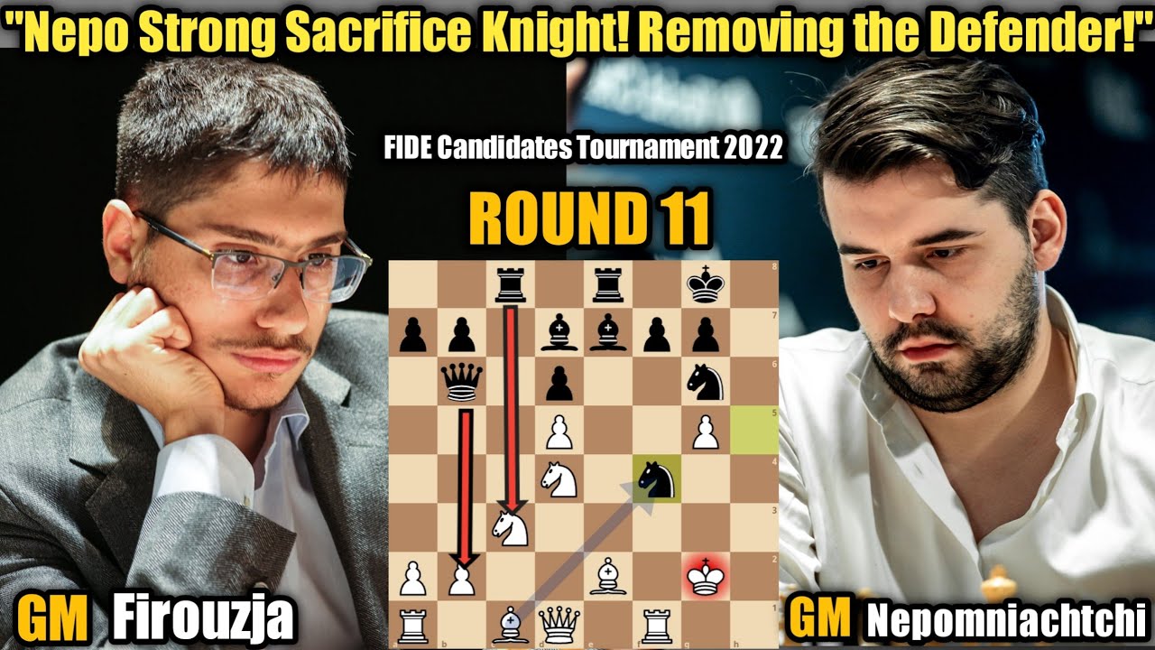 Ian Nepomniachtchi Beats Alireza Firouzja in Round 11 of FIDE Candidates  Tournament