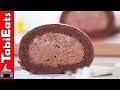 NO OVEN Chocolate Roll Cake (Swiss Roll Recipe)