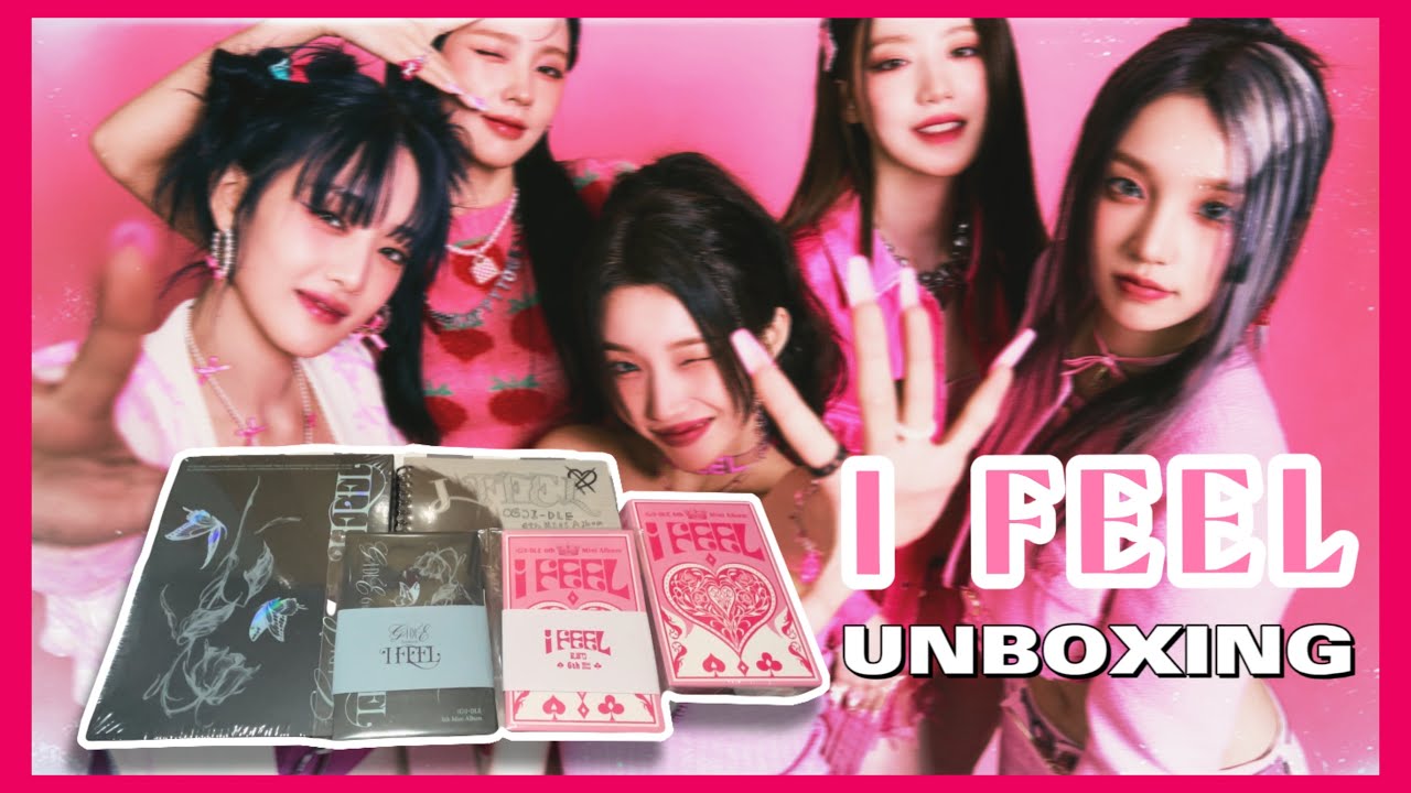 (G)I-DLE [I FEEL] 開箱！Queencard 👑|| 冰貓開箱
