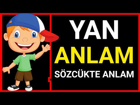 Yan Anlam Nedir | Sözcükte Anlam | LGS