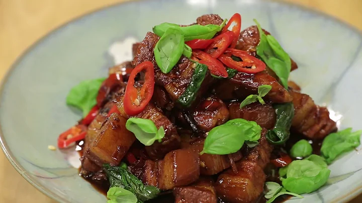 Sarah Tiong's Sticky Pork Belly with Basil, Ginger...