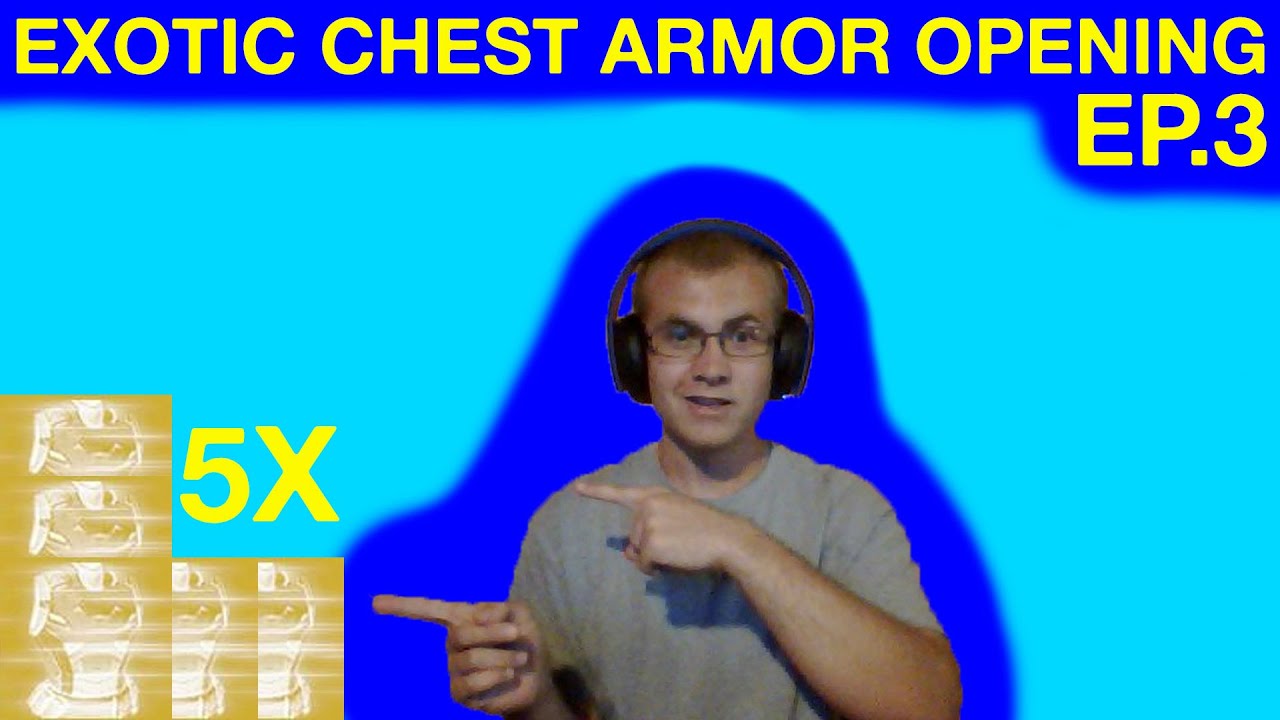 Destiny Exotic Chest Armor Opening (5x) Voidfang Vestments? Ep.3 YouTube