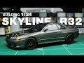 Build 1/24 Tamiya Nissan Skyline R32 GT-R