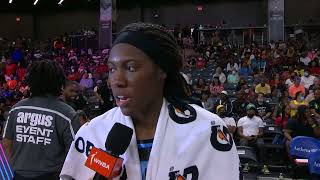 Rhyne Howard Halftime Broadcast Interview - Los Angeles August 5