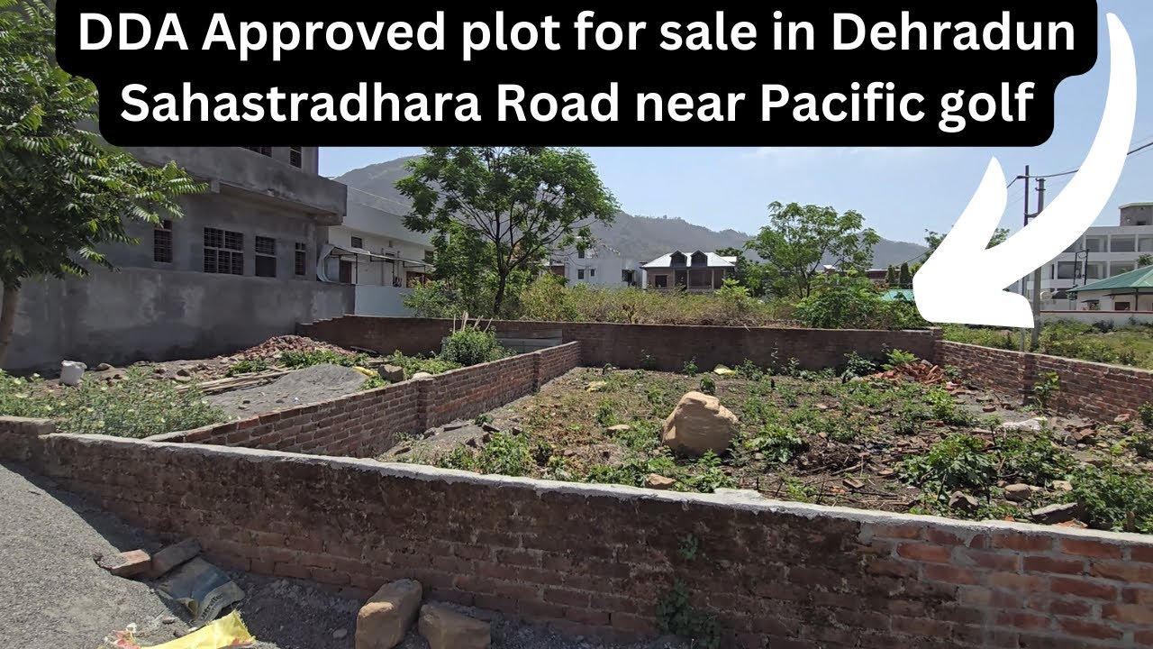 DDA Approved plot for sale in Dehradun Sahastradhara Road near Pacific golf