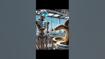 hybrid video of robot 🤖 and snake 🐍 #robot #snake