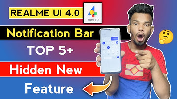 Realme UI 4.0 Notification Bar Top 5 New Hidden Features | Realme Android 13 New Hidden Features