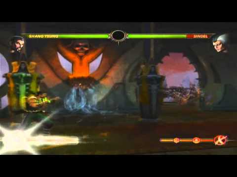 Shang Tsung Combos in Mortal Kombat 9 for PS3 and XBOX