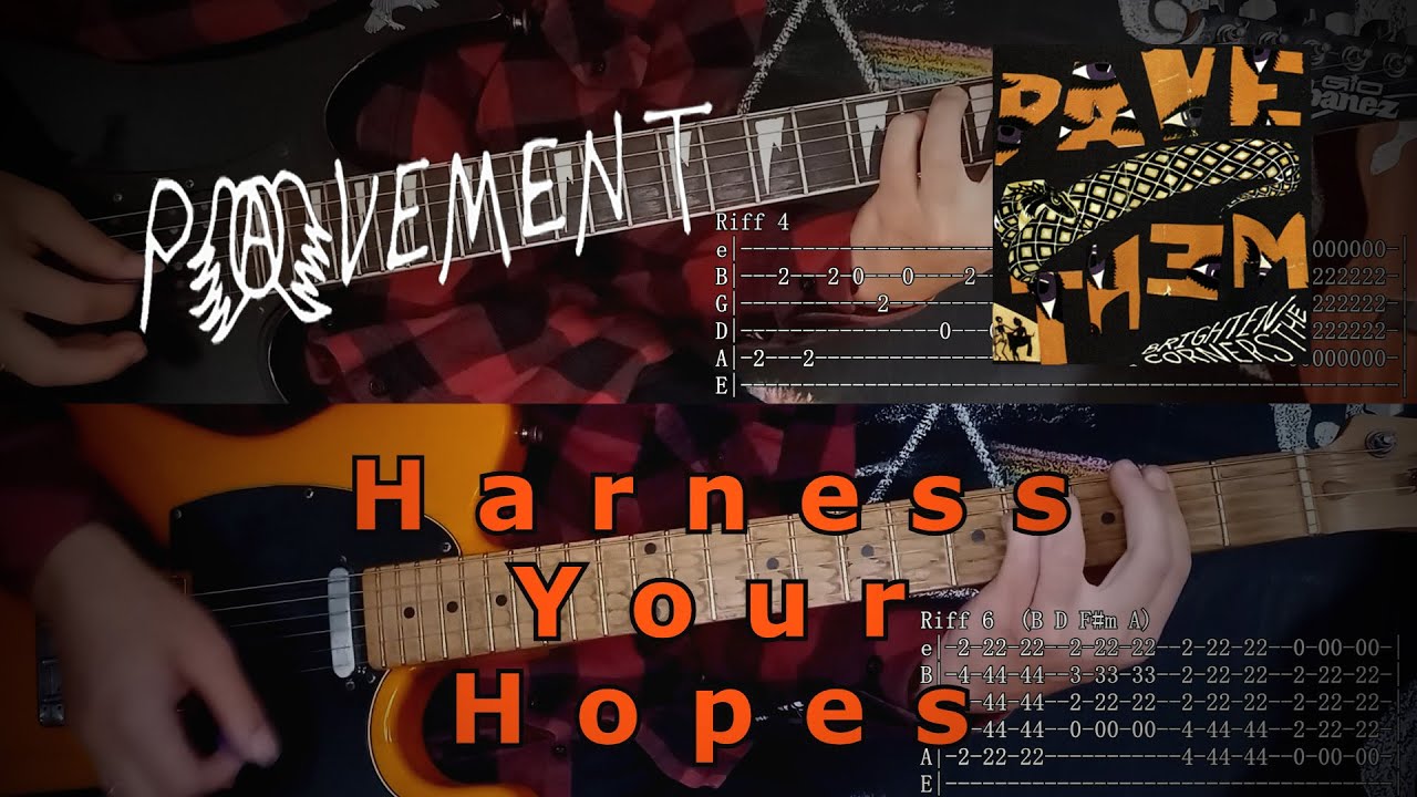 Harness your Hopes The Pavement (Tab Pdf Tutorial Cover) YouTube