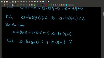 Divisibilidad 03, Algoritmo de la división.