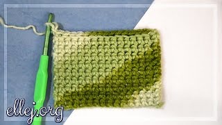 Плотный двойной узор крючком. Double Thick Crochet Technique Плотный двойной узор крючком. Double Thick Crochet Technique