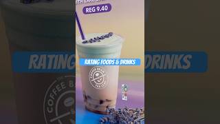 Matcha Lavender Earl grey Latte Rating #coffeebean #tealeaf #konjacjelly #singapore
