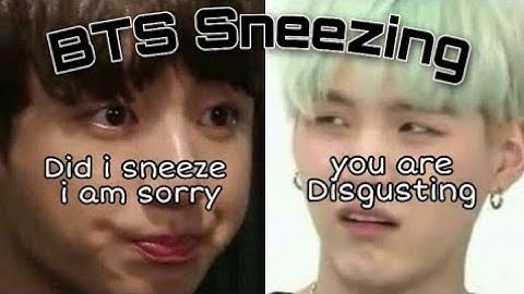 BTS Sneezing Compilation || BTS [방탄소년단]